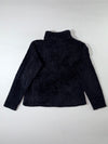 Columbia Black Textured Sherpa Fleece Full-Zip Jacket Women’s (L)