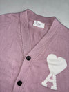 Ami Paris Lilac Ami de Coeur Oversized Knit Cardigan (L)