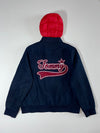 Tommy Hilfiger Hooded Bomber Jacket Navy Red (L)