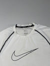 Nike Pro Dri-Fit White Compression Tee (L)