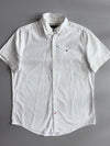 Tommy Hilfiger | Slim Fit Geo Print Short Sleeve Shirt | White (S)