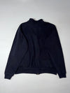 Fruit of the Loom Classic Sweat Full-Zip Mock Neck Sweatshirt Jacket – Black (XL)