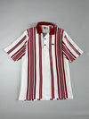 Lacoste Vintage Vertical Stripe Polo Shirt  (S)