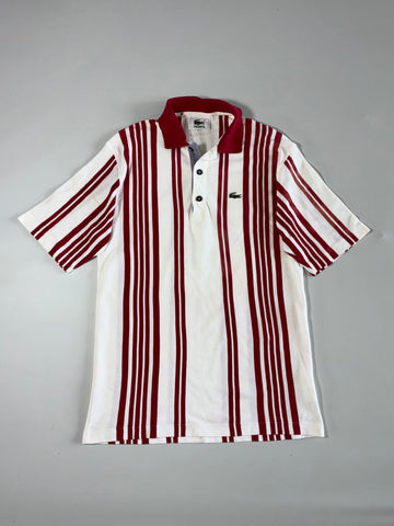 Lacoste Vintage Vertical Stripe Polo Shirt  (S)