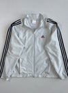 Vintage Adidas White Track Jacket(L)