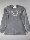 Abercrombie & Fitch Appliqué Logo Long Sleeve Tee (M)