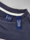 GAP Arch Logo Long Sleeve Tee – Navy (S)