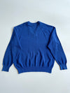 Vintage Chemise Lacoste Royal Blue V-Neck Knit Sweater – Made in France(XL)