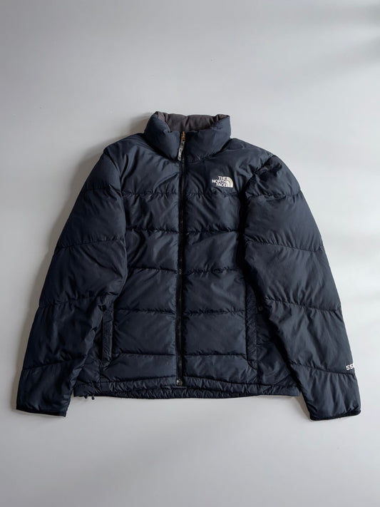 The North Face 550 Puffer Jacket Black Nuptse-Style Down Puffer Jacket (M)