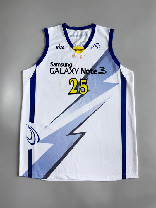 KBL Seoul Samsung Thunders | Galaxy Note 3 Sponsored Game Jersey | #25 (2XL)