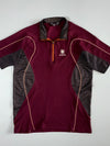 Black Yak Maroon Half-Zip Trekking Tee (M)