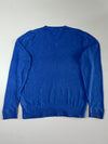Tommy Hilfiger Cotton Silk V-Neck Sweater – Royal Blue (L)