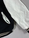 Schott NYC USA Varsity Jacket Black White Leather Sleeves (XL/2XL)