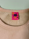 76 Speed Limit Embroidered Cat Face Crewneck Sweatshirt Pink  Women’s  (M/L)