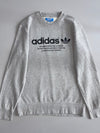 Adidas Originals | Grey 3 Stripes Logo Sweatshirt (M)