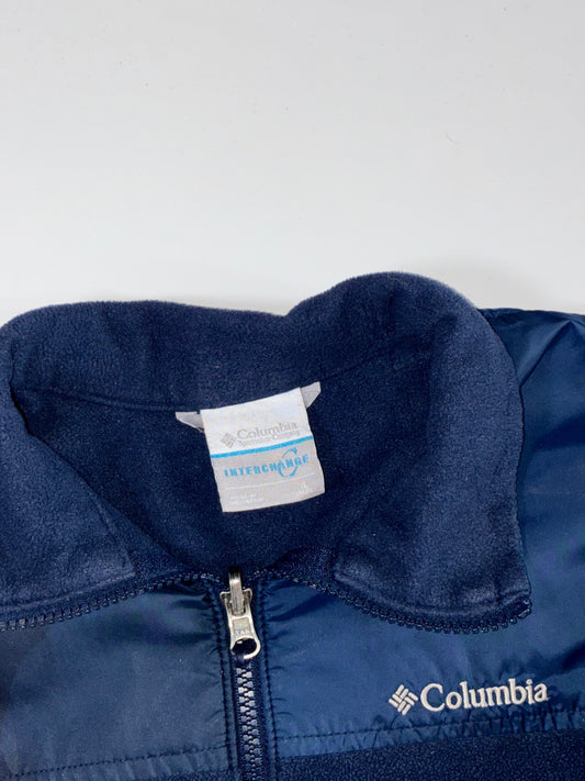 Columbia Navy Blue Full-Zip Fleece Jacket(S)