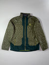 Black Yak Quilted Hybrid Jacket – Olive Green Outdoor Puffer (L)