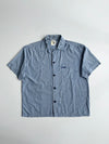 Pepe Jeans London | Blue Gingham Check Short Sleeve Shirt | (XL)