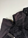Vintage Shield Black Mesh Motorcycle Riding Jacket Padded (L)