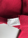 Chaps Striped Quarter-Zip Sweater – Burgundy/Navy (2XL)