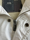 G-Star RAW Denim 3301 White Utility Bomber Jacket (M)