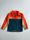 The North Face HyVent Tricolor Colorblock Hooded Windbreaker Jacket (L)