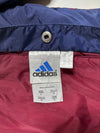 Vintage Adidas Reversible Puffer Jacket  Navy Maroon 3-Stripes (L)