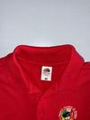 Vintage Fruit of the Loom Italian Club Embroidered Long Sleeve Polo (S)