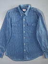Levi's | Chambray Denim Button-Up Shirt Light Blue | (L/XL)