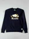Roots | Black Beaver Logo Crewneck (M)