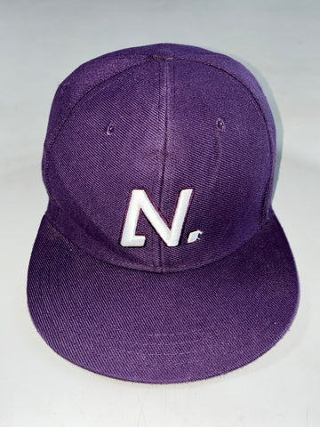 N.Two Purple “N.” Fitted Baseball Cap  (56cm)