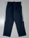 Adidas Track Pants — Navy/White/Blue Logo Elastic (W:36|L:41)