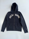 Abercrombie & Fitch | Navy Arch Logo Zip Hoodie | (XL)