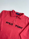 Polo Sport Ralph Lauren Spellout Quarter Zip Sweatshirt – Red (L)