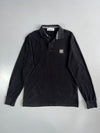 Stone Island Compass Patch Long Sleeve Polo Shirt (M)