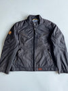 Camel Active Quilted Moto Jacket – Grey/Black  (XL)