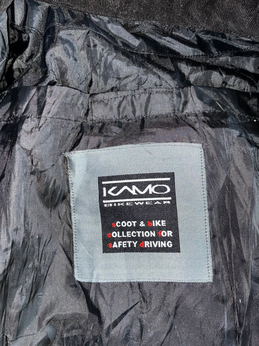 Vintage Kamo Bikewear Black & Grey Motorcycle Jacket Paded (L)