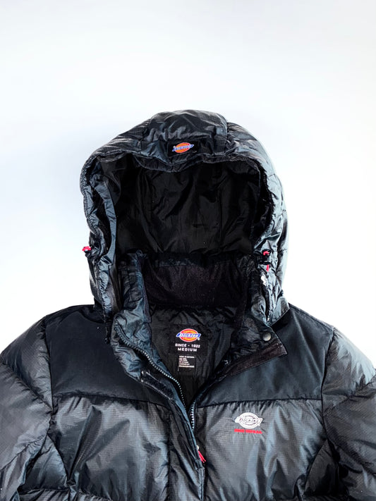 Dickies Heavy Insulated Quilted Puffer Jacket Detachable Hood (M)