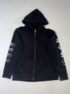 Hypnosis Mic Black Zip Hoodie – Division Sleeve Prints (M)