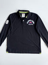 NAPN Classic North Peaks Rugby Polo - Black Long Sleeve (L)