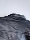Difi Reflective Stripe Armored Leather Moto Jacket (2XL)