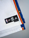 Adidas NBA Oklahoma City Thunder Kevin Durant #35 Swingman Jersey White (M)