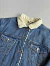 Vintage Pull And Bear Sherpa Collar Denim Jacket (L)