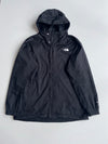 The North Face | Black Hooded Rain Jacket | (L)