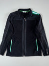BMW Golfsport Fleece Full-Zip Jacket – Black w/ Green Stripe (L)