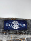 Dragon Embroidered Grey Wash Denim Pant (W:28|L:42)
