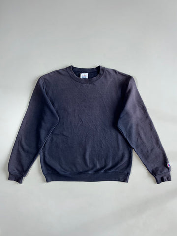 Champion Reverse Weave Black Crewneck Sweatshirt (L)