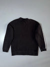 Adidas Originals Black 3-Stripes Crewneck Sweatshirt (M)