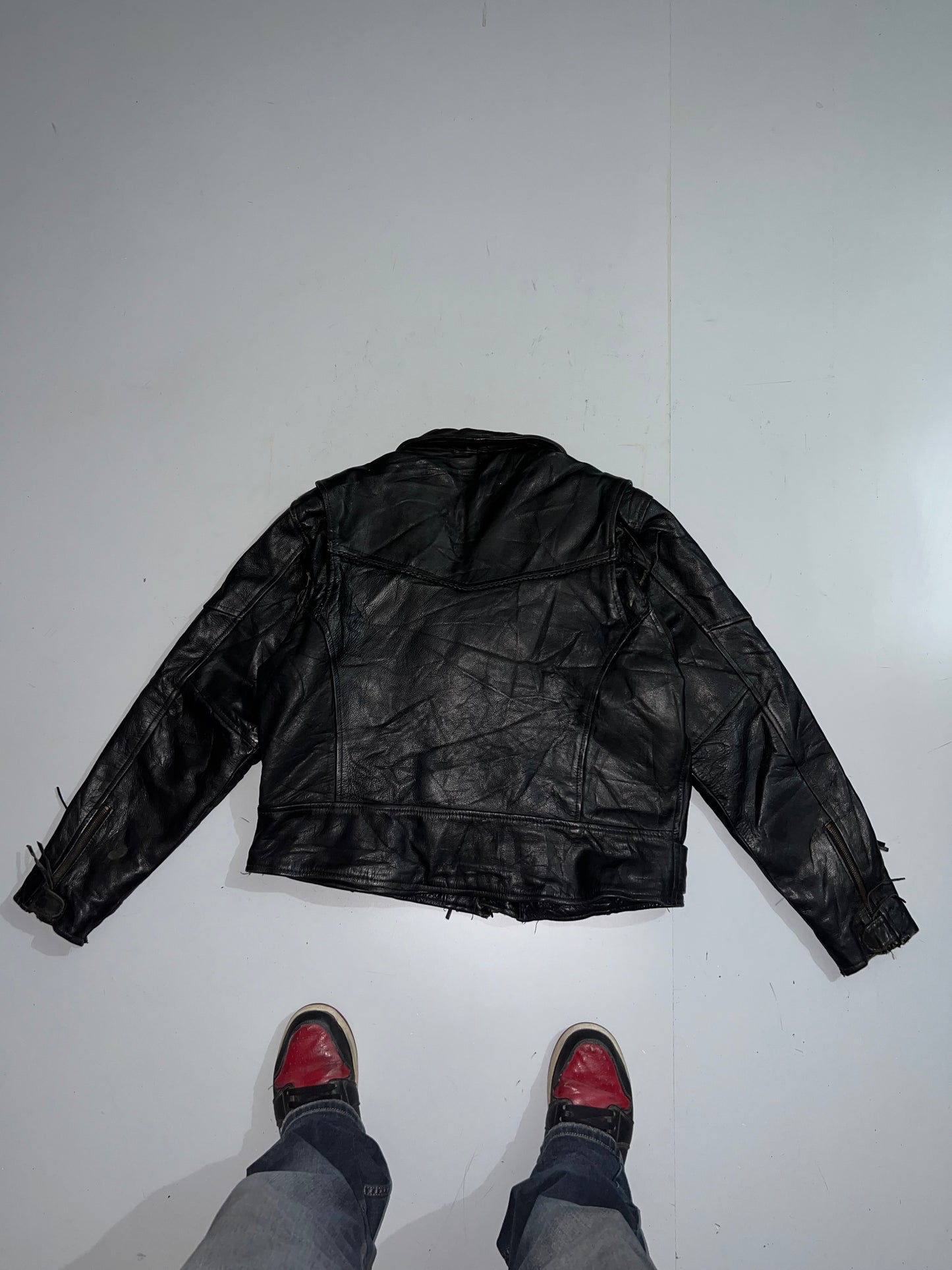 ZDesigner Super Rare Original Leather  Jacket (Unique Pockets) (XL)