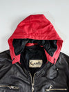 Gazelli Ledermode Premium (Detechable Hood) Original Bomber Leather Jacket (3XL/4XL)